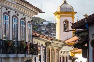 Ouro Preto 'daki Koloni Mimarisi, Minas Gerais, Brezilya