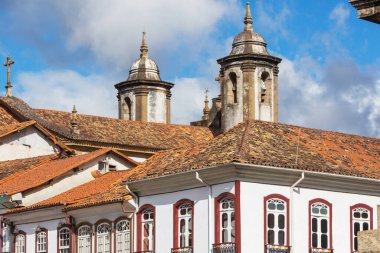 Ouro Preto 'daki Koloni Mimarisi, Minas Gerais, Brezilya