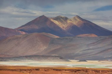 desert at sunrise, Chile, Atacama clipart