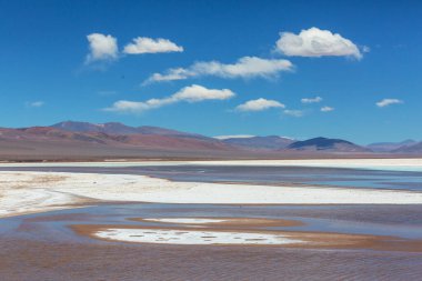 Atacama Çölü, Kuzey Şili 'deki güzel doğal manzaralar.