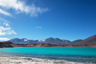 Atacama Çölü, Kuzey Şili 'deki güzel doğal manzaralar.