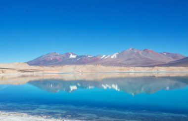 Atacama Çölü, Kuzey Şili 'deki güzel doğal manzaralar.