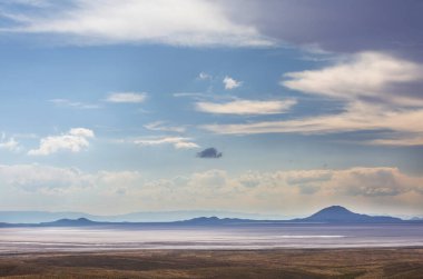 Ojo del Mar Jujuy il, Arjantin için tuz bir çölde