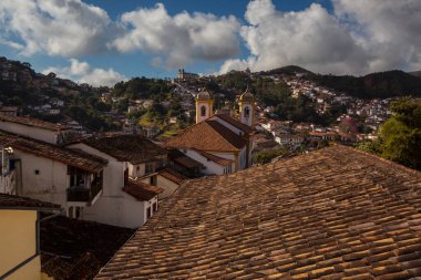 Ouro Preto 'daki Koloni Mimarisi, Minas Gerais, Brezilya