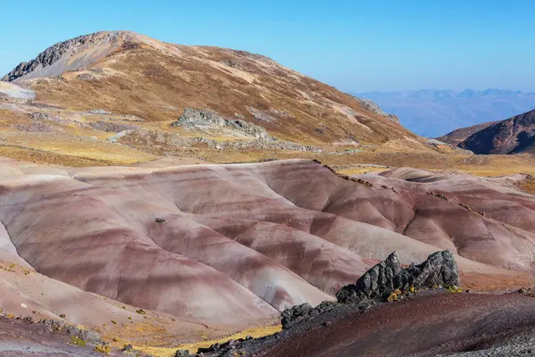 stock image Beautiful mountains landscape in the  Andes (or the Southern Cordilleras) in Peru