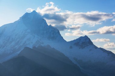 Cordillera Blanca, Peru, Güney Amerika 'daki güzel dağ manzaraları