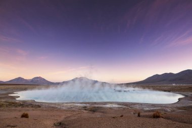 Atacama Çölü, Şili, Güney Amerika 'da Doğal Sıcak Bahar.