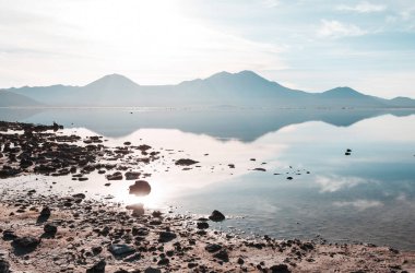 Atacama Çölü, Kuzey Şili 'deki güzel doğal manzaralar.