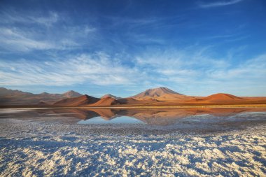 Atacama Çölü, Kuzey Şili 'deki güzel doğal manzaralar.