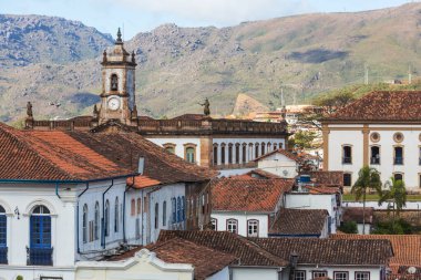 Ouro Preto 'daki Koloni Mimarisi, Minas Gerais, Brezilya