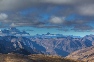 Cordillera Blanca, Peru, Güney Amerika 'daki güzel dağ manzaraları