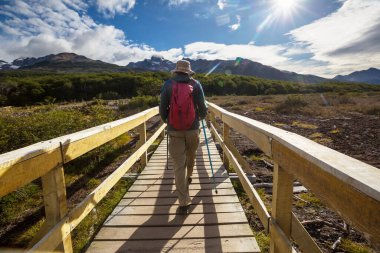 Patagonya dağlarında yürüyüş, Arjantin