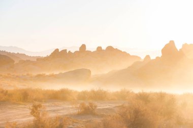 Alabama tepelerinde alışılmadık taş oluşumları, California, Usa