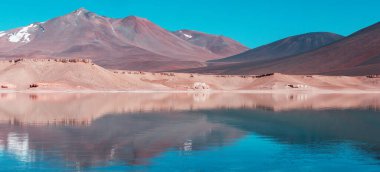 Atacama Çölü, Kuzey Şili 'deki güzel doğal manzaralar.