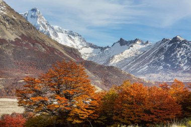 Dağlarda renkli sonbahar mevsimi