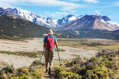 Patagonya dağlarında yürüyüş, Arjantin