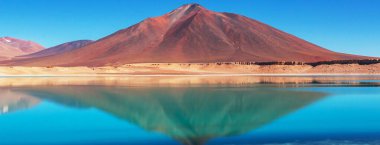 Beautiful natural landscapes in Atacama desert, northern Chile clipart