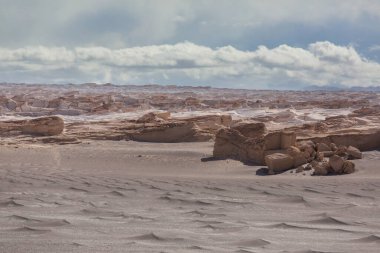 Kuzey Arjantin 'in fantastik manzaraları. Güzel, ilham verici doğal manzaralar. Campo de Piedra Pomez Antofagasta de la Sierra yakınlarında, Puna.