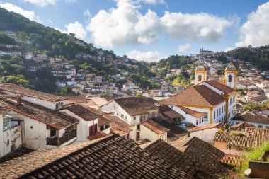 Ouro Preto 'daki Koloni Mimarisi, Minas Gerais, Brezilya