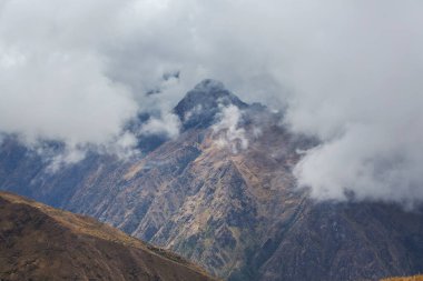 Cordillera Blanca, Peru, Güney Amerika 'daki güzel dağ manzaraları