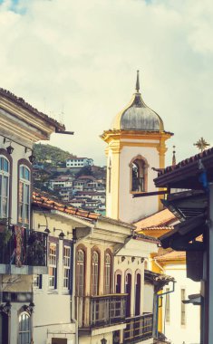 Ouro Preto 'daki Koloni Mimarisi, Minas Gerais, Brezilya