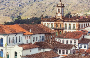 Ouro Preto 'daki Koloni Mimarisi, Minas Gerais, Brezilya