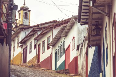 Ouro Preto 'daki Koloni Mimarisi, Minas Gerais, Brezilya
