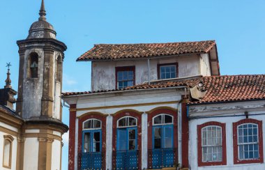 Ouro Preto 'daki Koloni Mimarisi, Minas Gerais, Brezilya