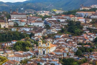 Ouro Preto 'daki Koloni Mimarisi, Minas Gerais, Brezilya