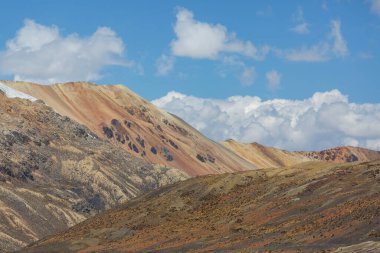Cordillera Blanca, Peru, Güney Amerika 'daki güzel dağ manzaraları