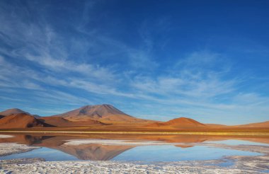 Atacama Çölü, Kuzey Şili 'deki güzel doğal manzaralar.