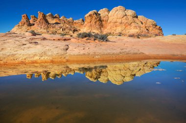 Vermillion Cliffs Vahşi Doğa Bölgesi, Utah ve Arizona 'dan Çakal Buttes.