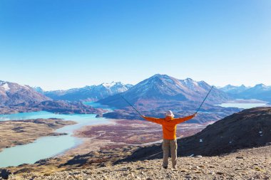 Patagonya dağlarında yürüyüş, Arjantin