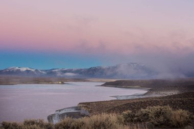 Unusual natural landscapes- The Crowley Lake Columns in California, USA. clipart