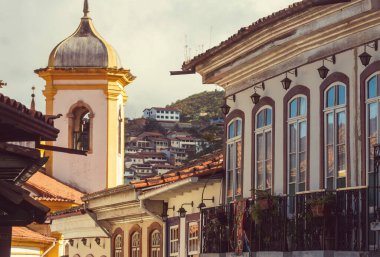 Ouro Preto 'daki Koloni Mimarisi, Minas Gerais, Brezilya