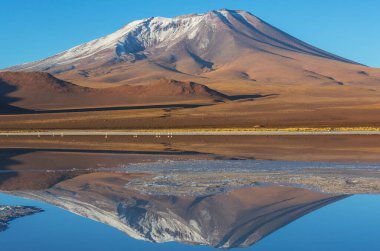 Atacama Çölü, Kuzey Şili 'deki güzel doğal manzaralar.
