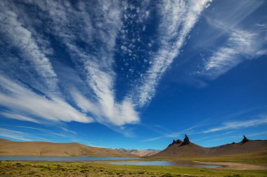 Güney Arjantin 'deki Patagonya manzaraları. Güzel doğal manzaralar..
