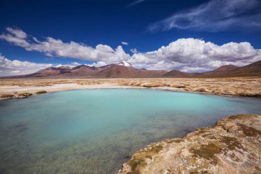 Atacama Çölü, Kuzey Şili 'deki güzel doğal manzaralar.