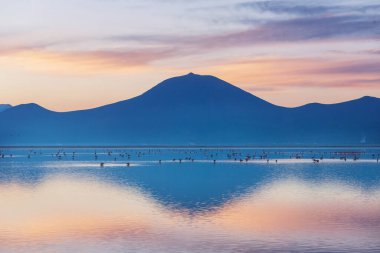 Atacama Çölü, Kuzey Şili 'deki güzel doğal manzaralar.