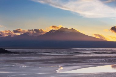 Atacama Çölü, Kuzey Şili 'deki güzel doğal manzaralar.