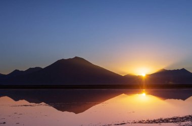 Atacama Çölü, Kuzey Şili 'deki güzel doğal manzaralar.