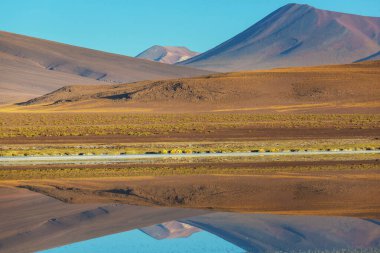 Atacama Çölü, Kuzey Şili 'deki güzel doğal manzaralar.