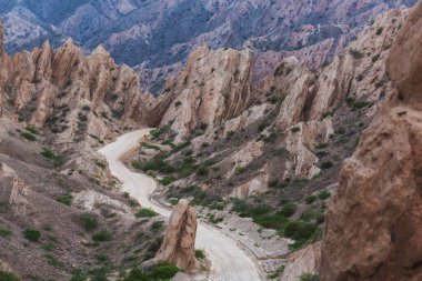 Efsanevi Ruta 40 Kuzey Arjantin, Güney Amerika 'da Cafayate yakınlarında