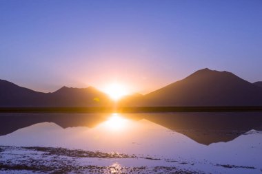 Atacama Çölü, Kuzey Şili 'deki güzel doğal manzaralar.