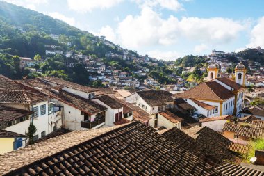 Ouro Preto 'daki Koloni Mimarisi, Minas Gerais, Brezilya