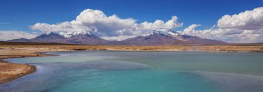 Atacama Çölü, Kuzey Şili 'deki güzel doğal manzaralar.