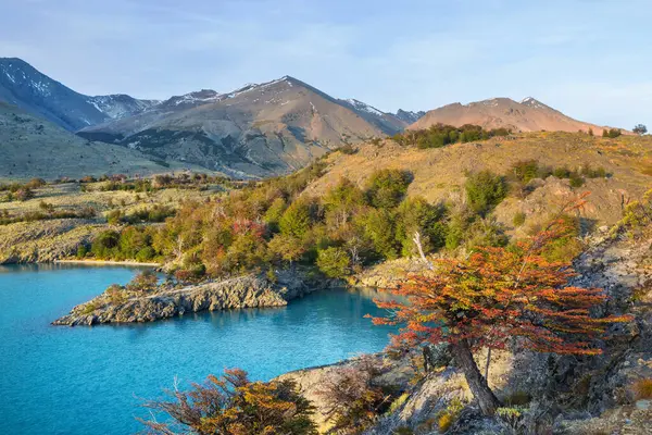 Arjantin, Güney Amerika 'daki Perito Moreno Ulusal Parkı' nda fantastik dağ manzaraları.