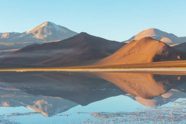 Atacama Çölü, Kuzey Şili 'deki güzel doğal manzaralar.