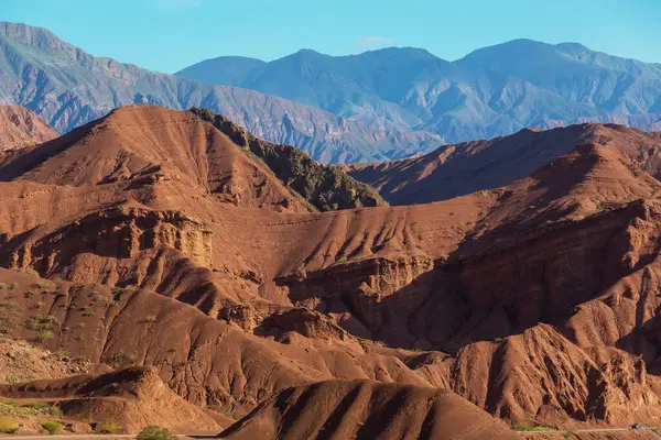 Kuzey Arjantin, Güney Amerika 'da Cafayate yakınlarında fantastik doğal manzaralar