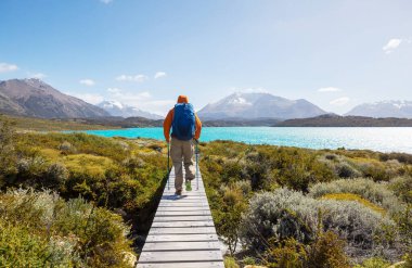 Patagonya dağlarında yürüyüş, Arjantin